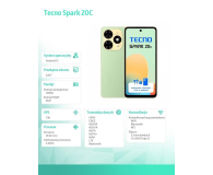 TECNO Spark 20C 8/128GB Magic Skin Green 90Hz - 1213033 - zdjęcie 14